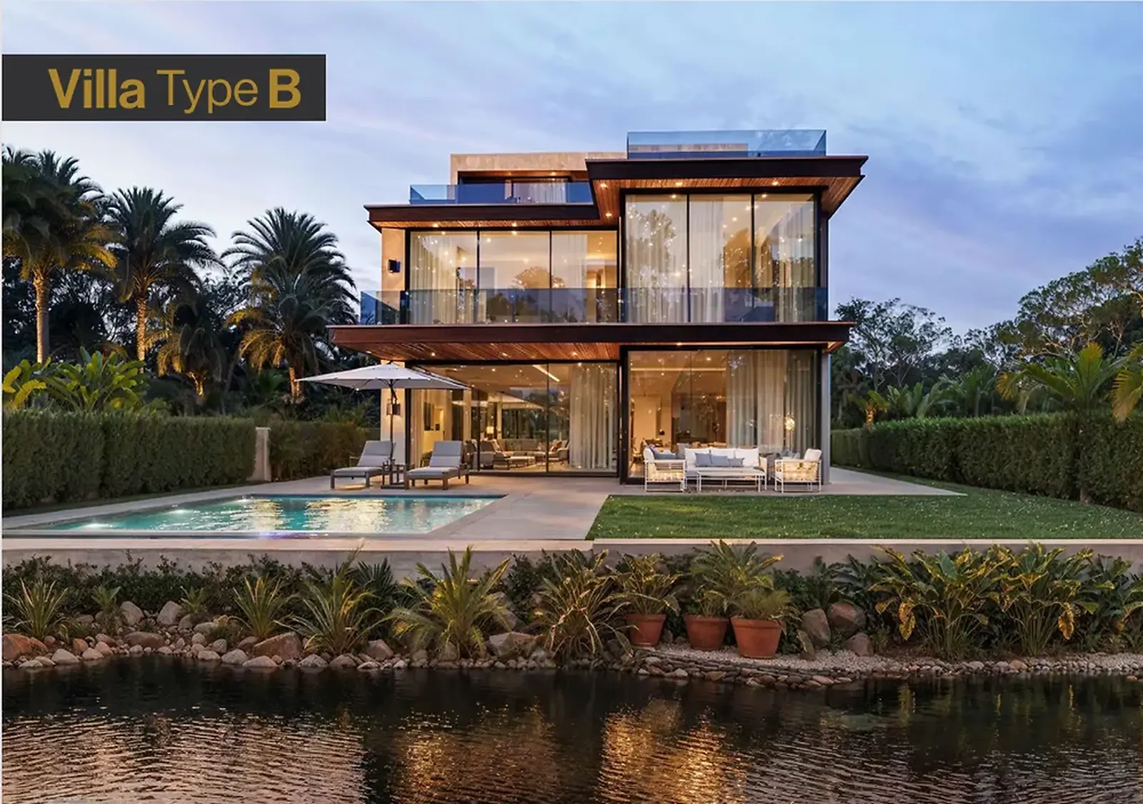 Jirian villas location in New Zayed